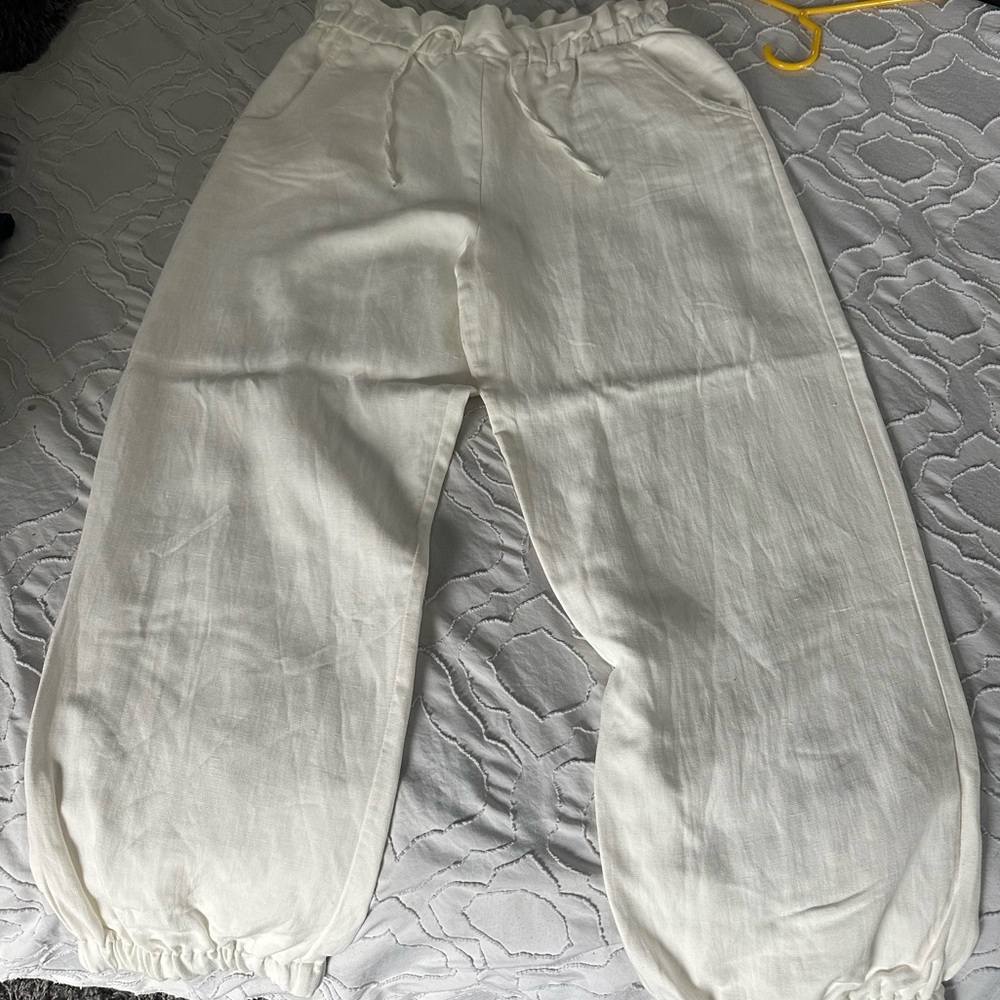 ZARA white pants